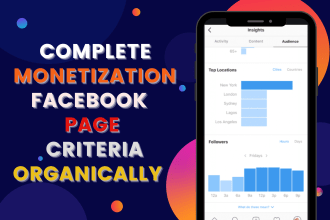 complete monetization facebook page criteria organically
