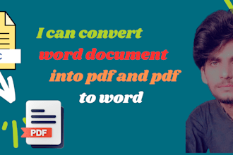 convert word document to pdf and pdf to word