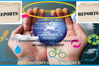 provide environment related report writing and consultancy services