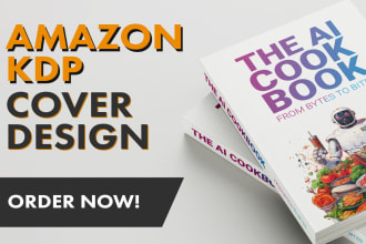 design a unique and proffesional book cover for amazon KDP