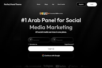 design perfect panel and rental panel theme