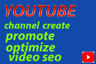 youtube channel create and setup