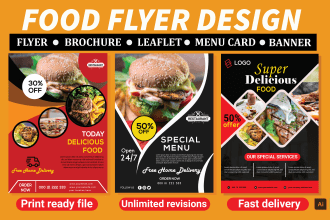 design food restaurant event party business flyer menu board poster brochure