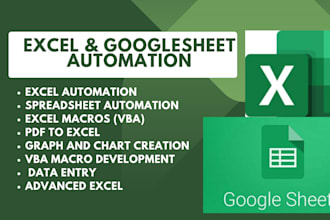 automate excel and google sheets expert task with vba macros