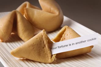 put your message on fortune cookies