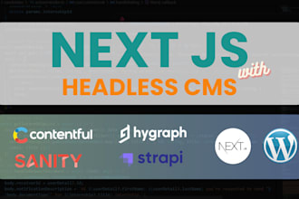 build stunning web apps with next js headless cms sanity strapi and tailwind CSS