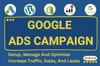 run and manage google ads adwords PPC campaign as a sem manager