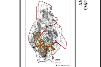 perform any necessary map or gis analysis on arcgis