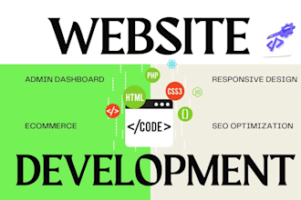 create a fully functional responsive website with SEO
