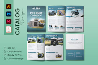 design product catalog, brochure, magazine, lookbook, catalogue, company profile