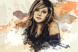 professionally draw your picture in my style