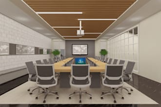 design the perfect interior of office
