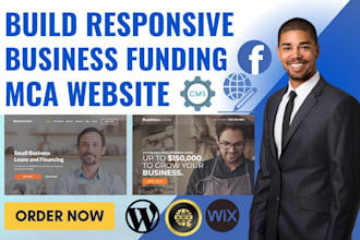 build business loan website business loan landing page business loan sale funnel
