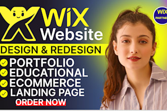 wix website design and redesign, wix ecommerce store, wix business website, blog