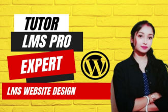 create wordpress lms website using tutor lms