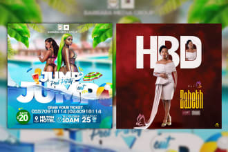 create church, birthday, nightclub, concert, event or party flyer