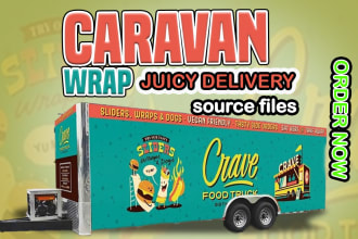 design stunning  caravan wrap,camper,van,trailer wrap