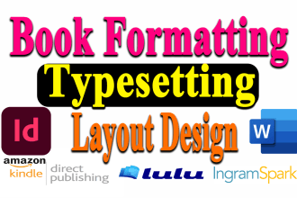 book formatting typesetting book layout design book design