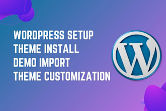 install wordpress setup demo and customize wordpress by elementor pro