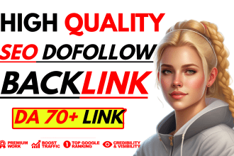 create high quality dofollow white hat SEO backlinks