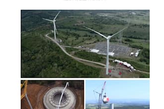 provide estimates of capex of wind power projects