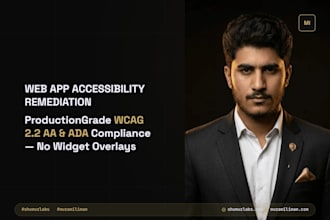 audit and remediate your web app for wcag 2 2 aa compliance