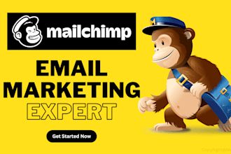 craft strategic mailchimp email campaigns, automation flows, and analytics