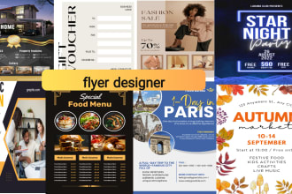 design luxury minimalist real estate and promotional flyers broucher