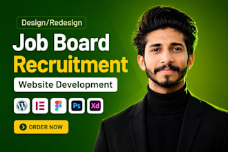 develop modern recruitment, job board, staffing or agency website