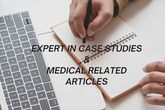 write medical articles and case reports in 24 hours