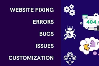 fix website errors and bugs, html, css, and bootstrap issues