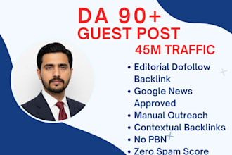 provide a high da editorial guest post with dofollow contextual backlinks