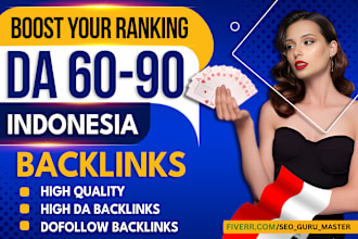 da 60 to 70 high DR indo id indonesian contextual dofollow seo backlinks