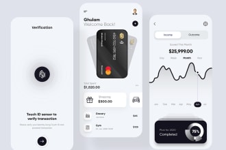 develop fintech app, payment app, crypto wallet app, loan app, bank app