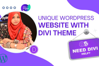 your divi expert for wordpress website customization using divi builder