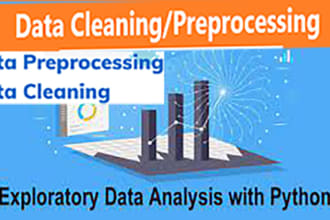 do data cleaning, data preprocessing and feature engineering