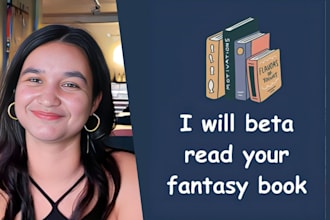 beta read your fantasy novel, beta reader fantasy
