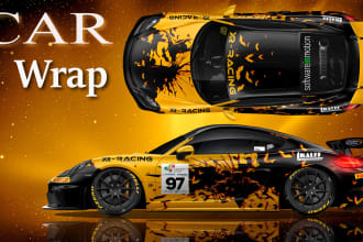 do create car wrap and any vehicle wrap design