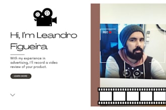 record a video review in portuguese for you