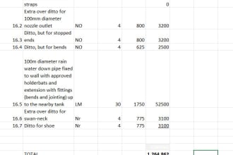 do material taking off for your projects