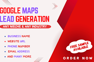 do b2b google map lead generation, data extraction, scraping