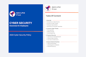 create engaging cybersecurity awareness content and policy for business