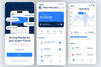 do mobile app and website ui ux design in figma