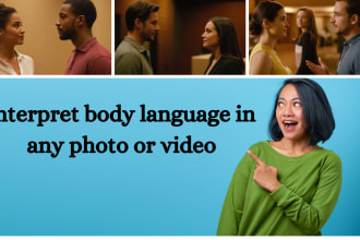 interpret body language in any photo or video