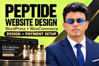 build or redesign fda compliant peptide research wocommerce website in wordpress