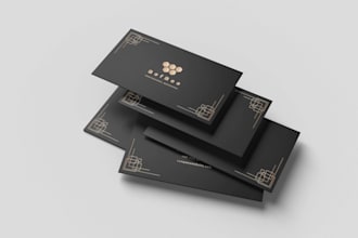 create a professional business card design for you