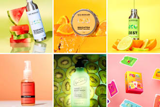 shoot professional product photography in a creative studio