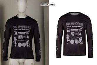 flat lay, neck joint or ghost mannequin image editing for apparel in photoshop