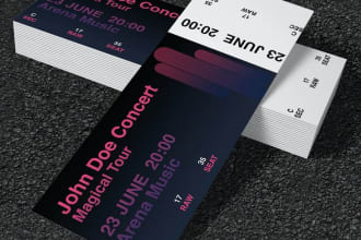 design ticket for any event