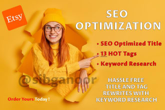 ranking etsy SEO listings on top page and increase sales